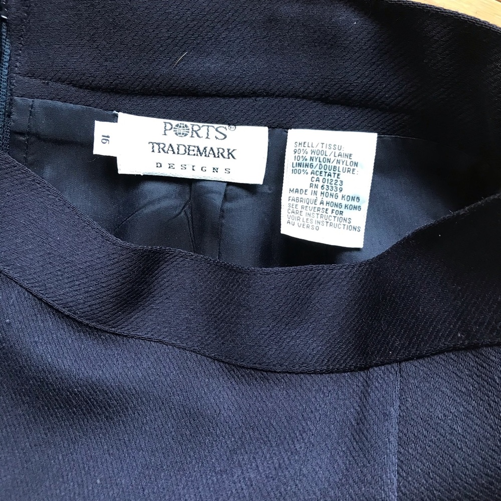 Ports Navy blue skirt